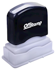 STAMP, PRE-INKED, OFFISTAMP, RECEIVED, RED INK THUMBNAIL